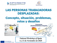 Analizamos las condiciones de empleo de las personas trabajadoras desplazadas.